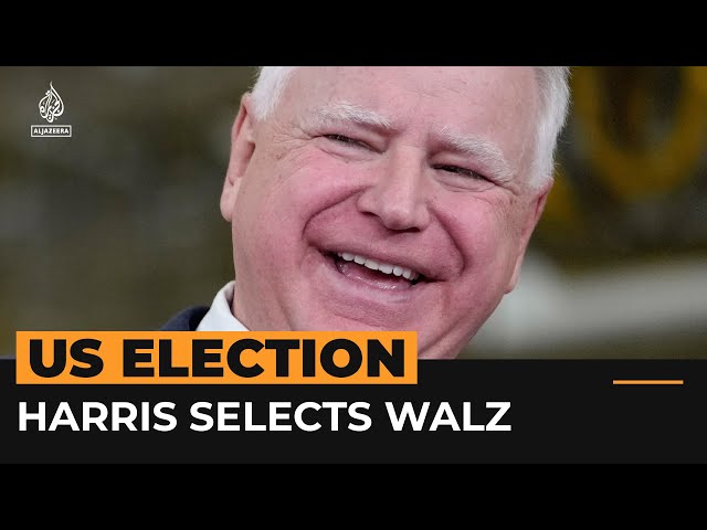 Tim Walz, favoured by progressives, selected as Harris’s running mate | Al Jazeera Newsfeed