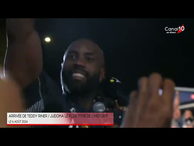 ⁣ARRIVEE DE LA LEGENDE TEDDY RINER, CHAMPION OLYMPIQUE ET JUDOKA LE PLUS TITRE DE L'HISTOIRE