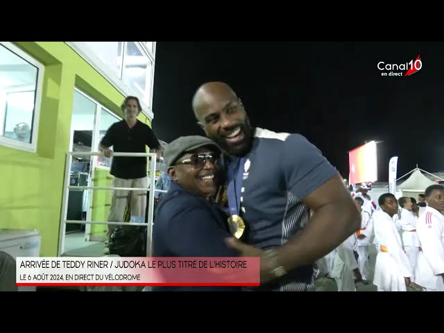 ⁣ARRIVEE DE LA LEGENDE TEDDY RINER, CHAMPION OLYMPIQUE ET JUDOKA LE PLUS TITRE DE L'HISTOIRE