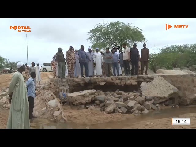 WADI FIRA - Le Gouverneur et une délégation de l'Arabe Contractor visitent le pont du centre vi