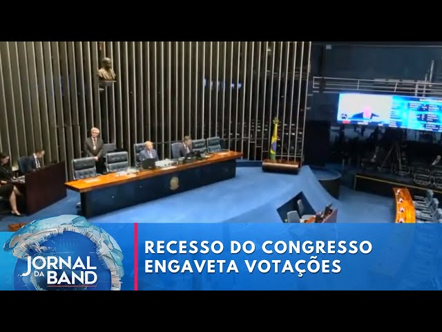 Recesso informal do Congresso engaveta votações | Jornal da Band