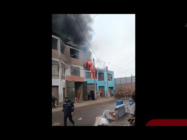 Incendio en Parque Industrial de VES deja un muerto