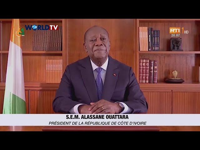 ⁣Côte d'Ivoire - AN 64 d'indépendance : Message à la Nation du 6 Août 2024 du Pr. Alassane 