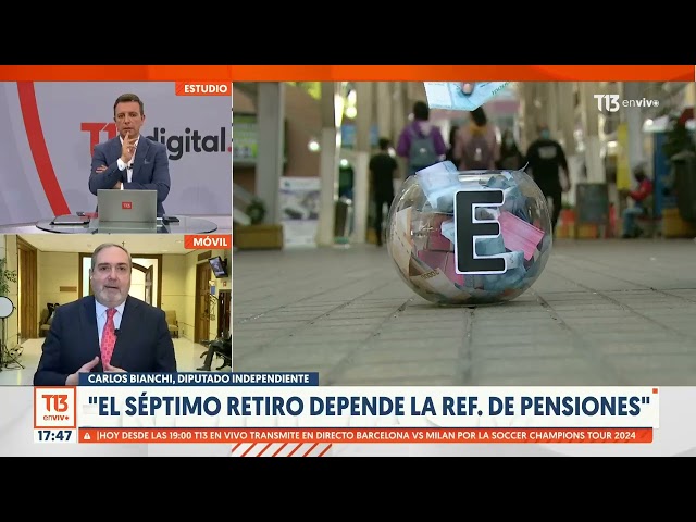 Diputado Bianchi: "Si no se aprueba la reforma de pensiones queda el autopréstamo y el retiro&q