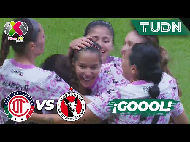 ¿EL DEL TRIUNFO? Villamizar firma el tercero | Toluca 2-3 Tijuana | Liga Mx Femenil AP2024-J4 | TUDN