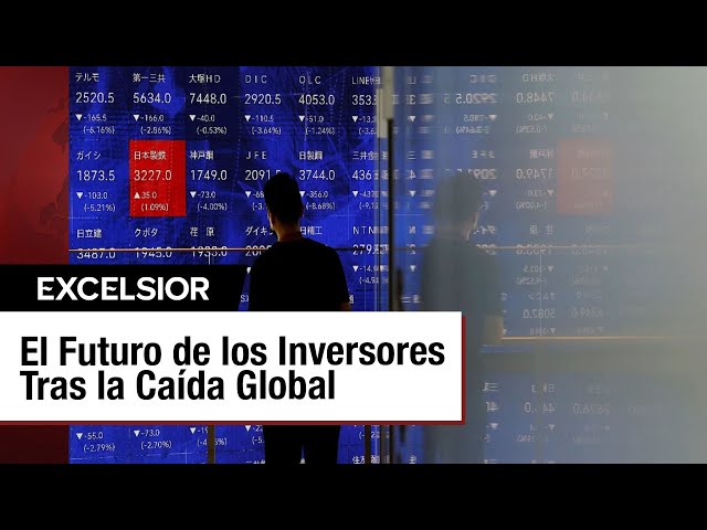 Caída en mercados globales: Reacción a tasas de Japón y datos de EU