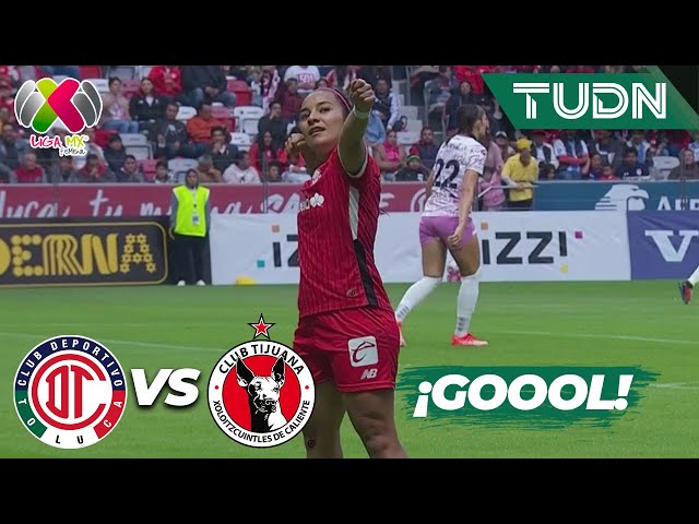 ¡ES EL EMPATE! Peraza define PERFECTO  | Toluca 2-2 Tijuana | Liga Mx Femenil AP2024-J4 | TUDN