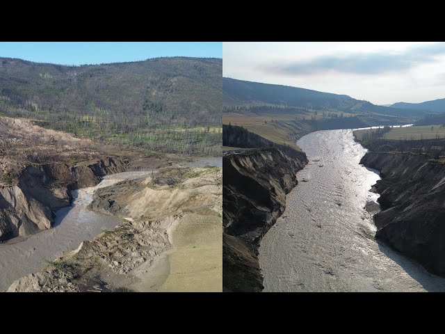 ⁣Hope prepares for surge of debris-laden water from Chilcotin River landslide