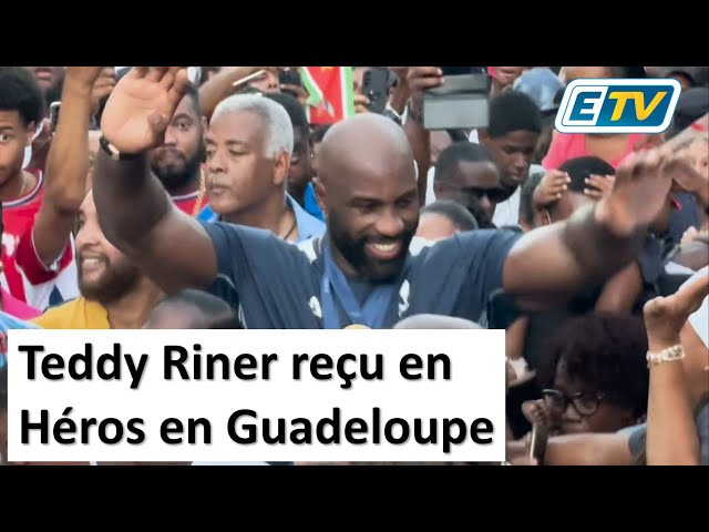 ⁣Champion Olympique de judo et icône locale: Teddy Riner reçu en héros en Guadeloupe