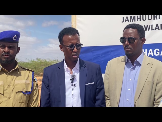 Dhismaha saldhig boolis ayaa laga dhagax-dhigay degmada Wisil ee gobolka Mudug.