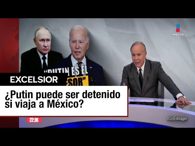 ¿Vladimir Putin puede ser detenido si viene a la toma de posesión de Sheinbaum?