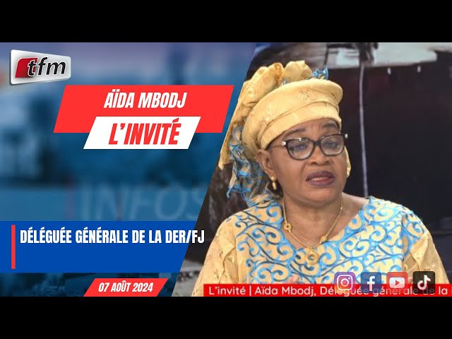 ⁣L´invite d´infos matin | Aïda Mbodj, Déléguée générale de la DER/FJ - 07 Août 2024