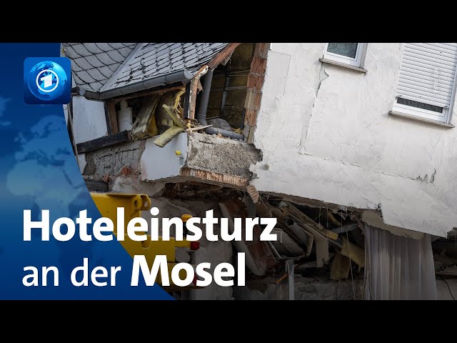 ⁣Rheinland-Pfalz: Hotel in Kröv teilweise eingestürzt