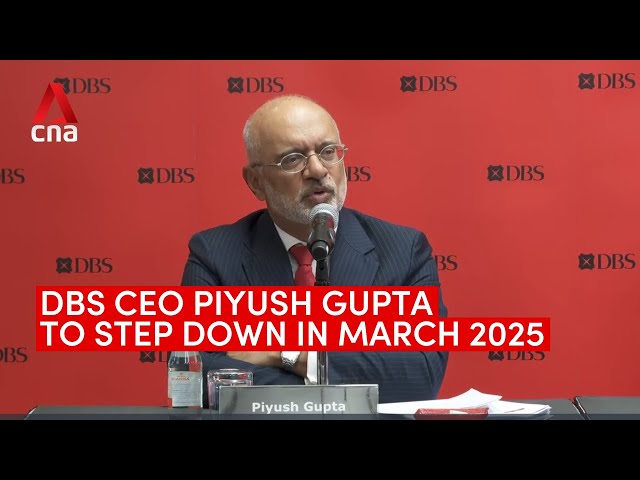 ⁣DBS CEO Piyush Gupta to step down in March 2025