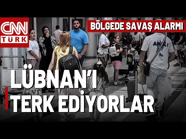 ⁣"Savaş Beni Korkutuyor, Türkiye'ye Gidiyorum!" Yabancılar Bir Bir Lübnan'dan Ayr