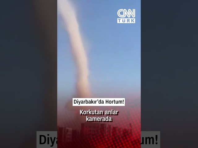 ⁣Diyarbakır'da Hortum Kamerada! Çevreye Zarar Vermeden Etkisini Yitirdi