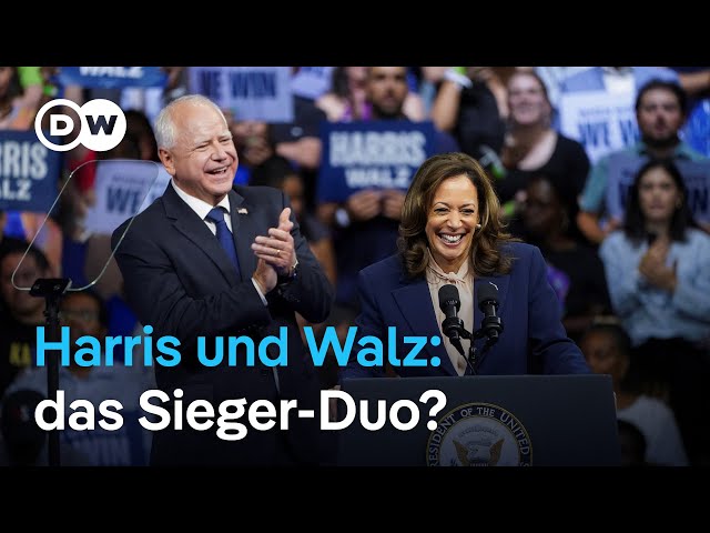 Kamala Harris und Tim Walz: das Sieger-Duo? | DW Nachrichten