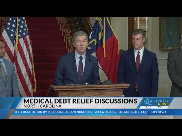 ⁣Gov. Cooper in Charlotte discussing medical debt