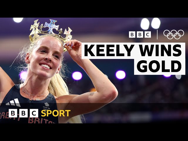 ⁣Team GB's golden girl: Keely Hodgkinson wins 800m Olympic title | Paris 2024 Olympics - BBC