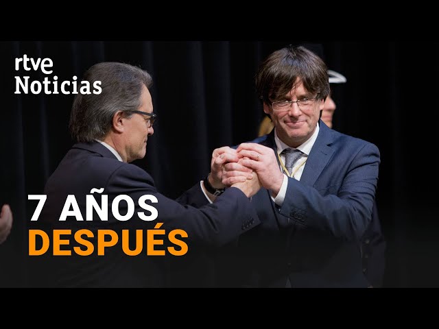 ⁣CATALUÑA: ASÍ fueron los ÚLTIMOS AÑOS de PUIGDEMONT como PRESIDENT y FUGITIVO | RTVE Noticias