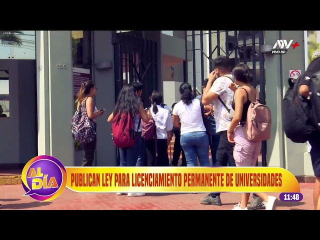 Publican ley para licenciamiento permanente de universidades