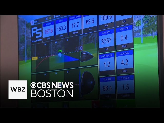 ⁣New simulator aims to make golf more accessible to kids in Boston