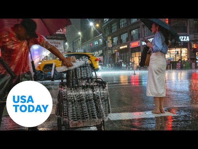 ⁣New York, New Jersey endure widespread flooding | USA TODAY