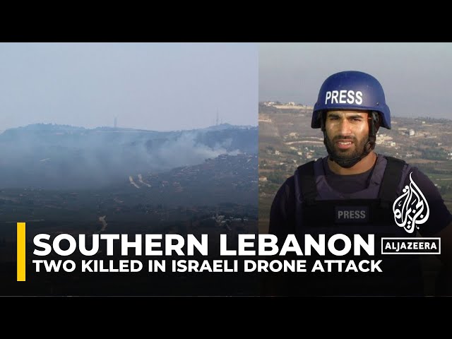 Two killed in Israeli drone attack on motorcycle in southern Lebanon