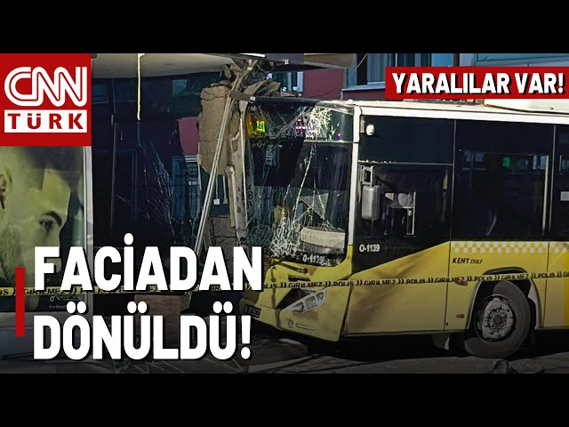 SON DAKİKA! Pendik'te, İETT Otobüsü Berber Dükkanına Daldı: Yaralılar Var...