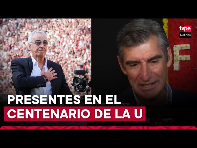 ⁣Centenario de Universitario: Jorge Fossati, Óscar Ibáñez y Germán Leguía presentes en la celebración