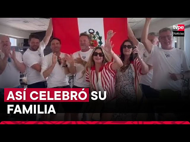 Stefano Peschiera: el emotivo festejo de la familia del velerista tras ganar medalla en París 2024