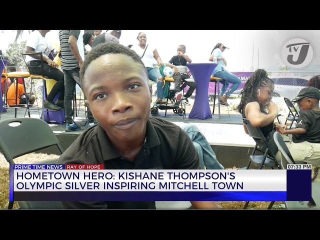 ⁣Hometown Hero: Kishane Thompson's Olympic Silver Inspiring Mitchell Town | TVJ News