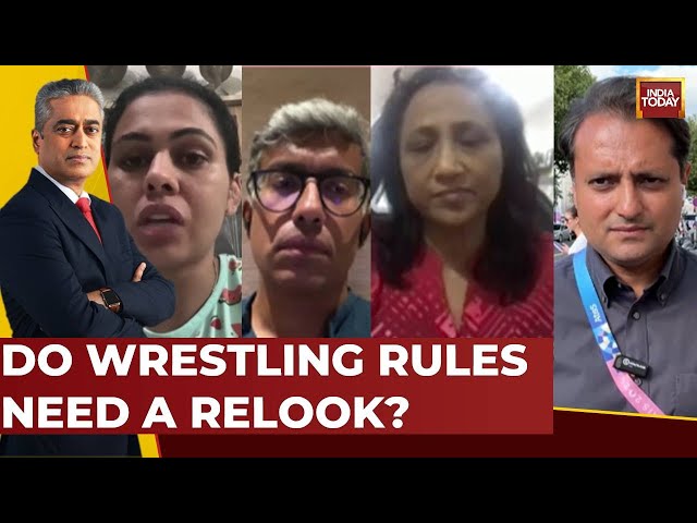 ⁣News Today Debate: Rules Cost Us The Gold, Do Wrestling Rules Need A Relook? | Rajdeep Sardesai