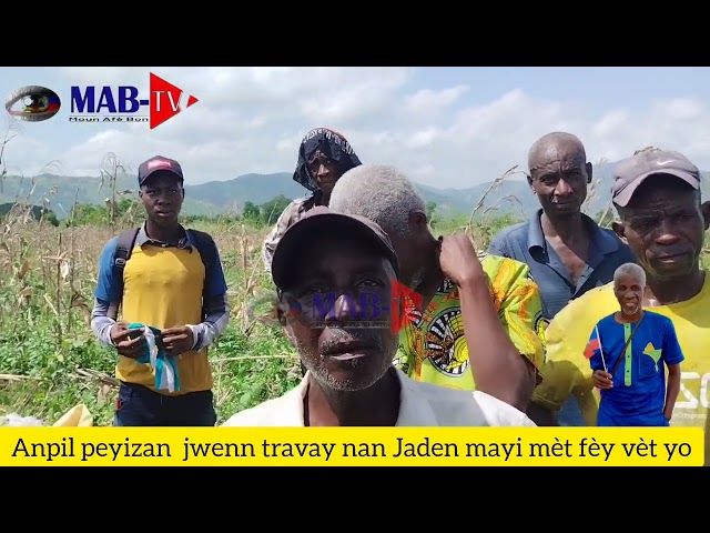 ⁣7AOUT BON NOUVEL ANPIL PEYIZAN JWEEN TRAVAY NAN JADEN MAYI FET VET YO/MERCI DIASPORA