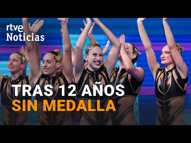 ⁣JJ.OO. PARÍS 2024: Las chicas de la NATACIÓN ARTÍSTICA de ESPAÑA, BRONCE en EQUIPOS | RTVE Noticias