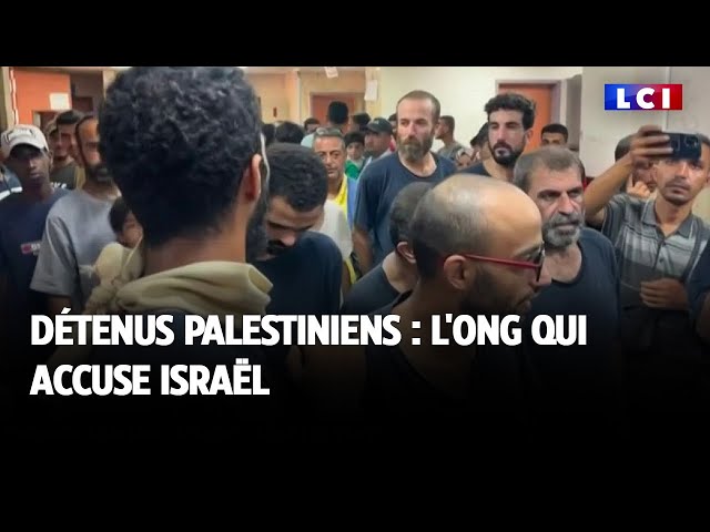 ⁣Détenus palestiniens : l'ONG qui accuse Israël