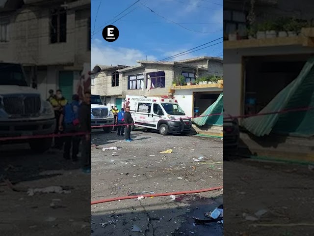 ¡Saldo trágico! Explota carro con pirotecnia en Tepetlixpa, Edomex