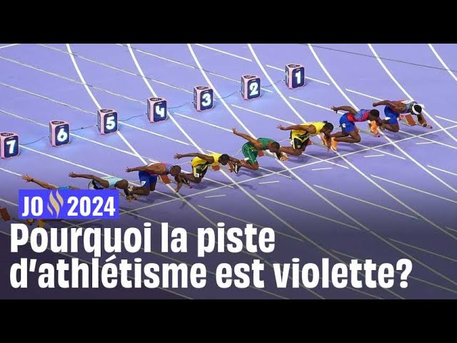 JO 2024 :  Pourquoi la piste d’athlétisme est violette?