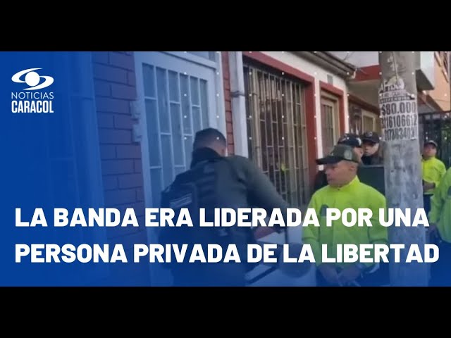 ⁣Desmantelan banda que extorsionaba en Bogotá bajo la modalidad de sexting