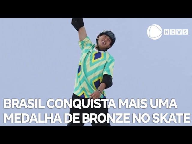 Brasil conquista mais uma medalha de bronze no skate