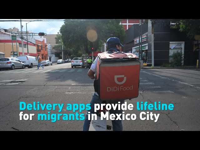 ⁣Delivery apps provide lifeline for migrants in Mexico City