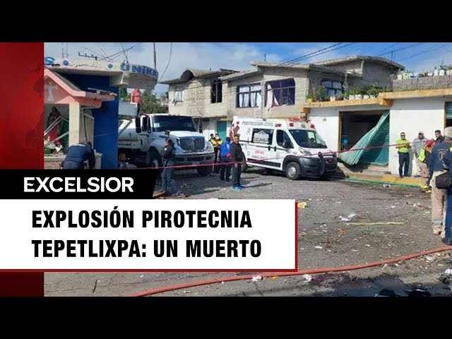 ¡Saldo trágico! Explota carro con pirotecnia en Tepetlixpa, Edomex