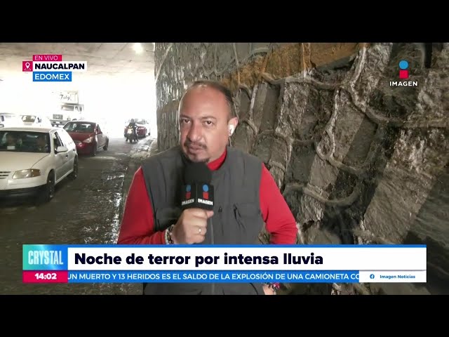 ⁣Así amanece Naucalpan luego de las inundaciones que dejó la intensa lluvia