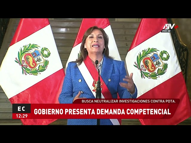 Gobierno busca neutralizar investigaciones contra Dina Boluarte con demanda competencial