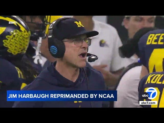 ⁣NCAA hands Jim Harbaugh a show cause order for recruiting violations