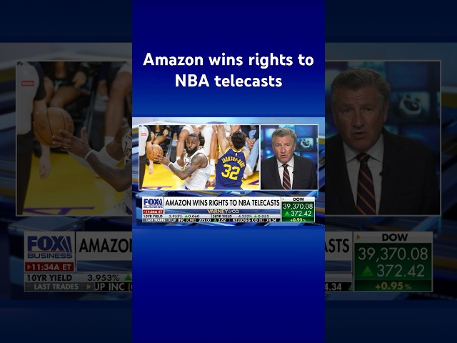 ⁣Amazon strikes major deal with NBA #shorts