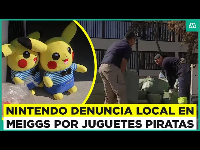 ⁣Nintendo denuncia local en Barrio Meiggs: Carabineros realiza operativo y decomisa miles de juguetes