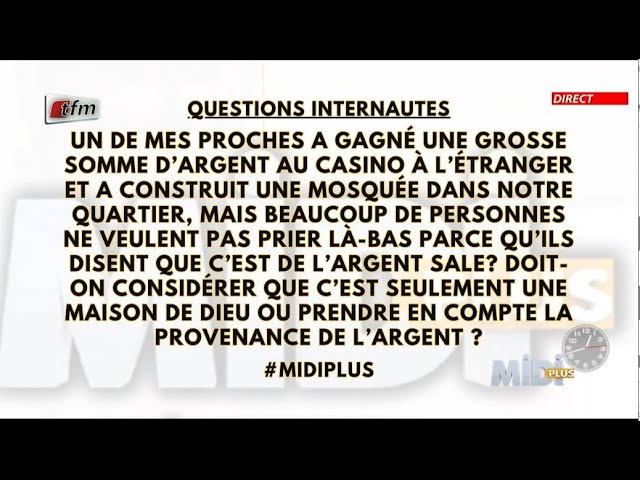 ⁣Questions 4: Un de mes proches a gagné au casino à l'étranger et a construit une mosquée dans..