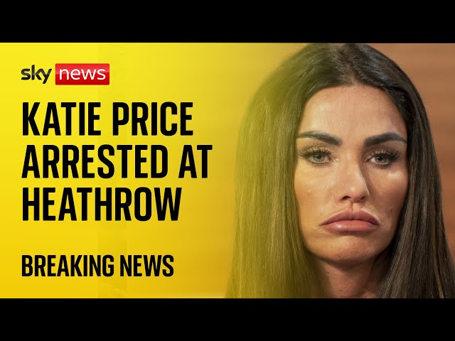 ⁣Former model Katie Price arrested at Heathrow Airport after failing to attend court