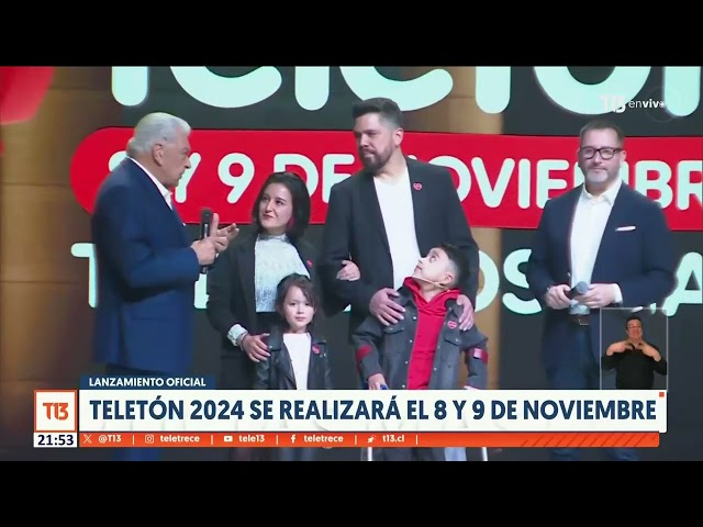 Teletón 2024 se realizará el 8 y 9 de noviembre